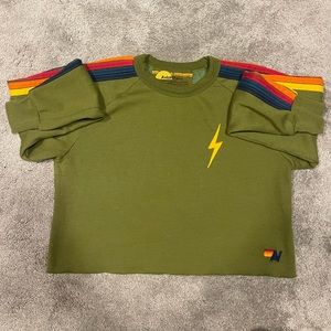 Woman’s Size Small Aviator Nation Crop Sweatshirt